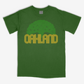 Oakland Tree. Comfort Colors. Clover Green T-Shirt