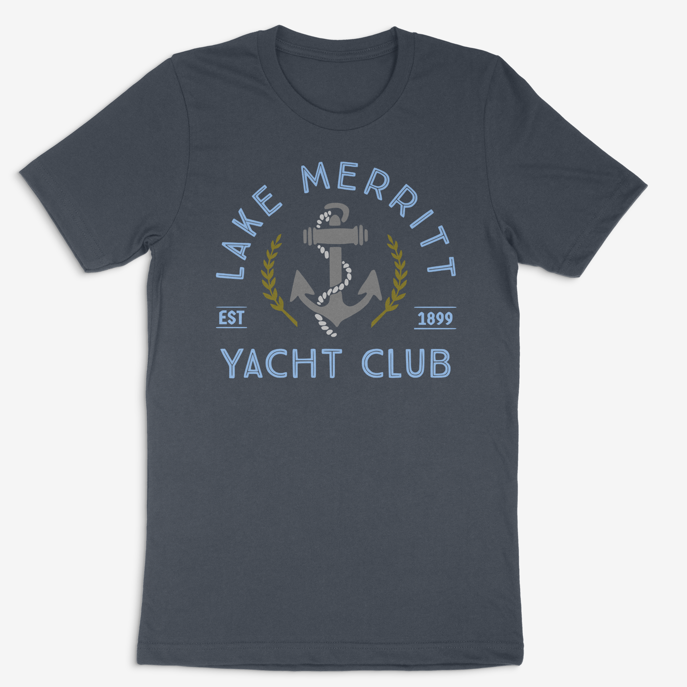 LAKE MERRITT YACHT CLUB. Vintage Navy T-Shirt