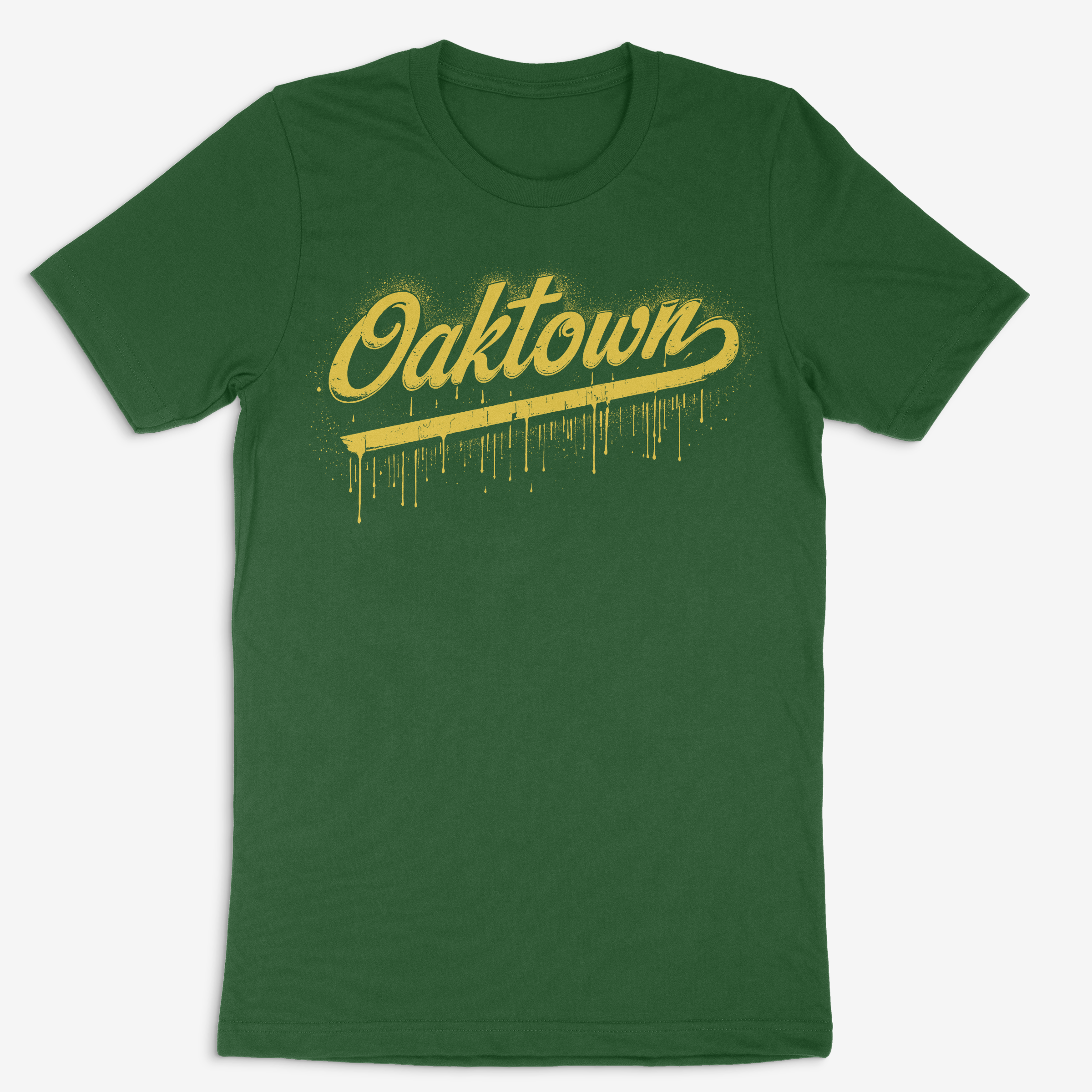 Oaktown Spray Paint. Evergreen T-Shirt