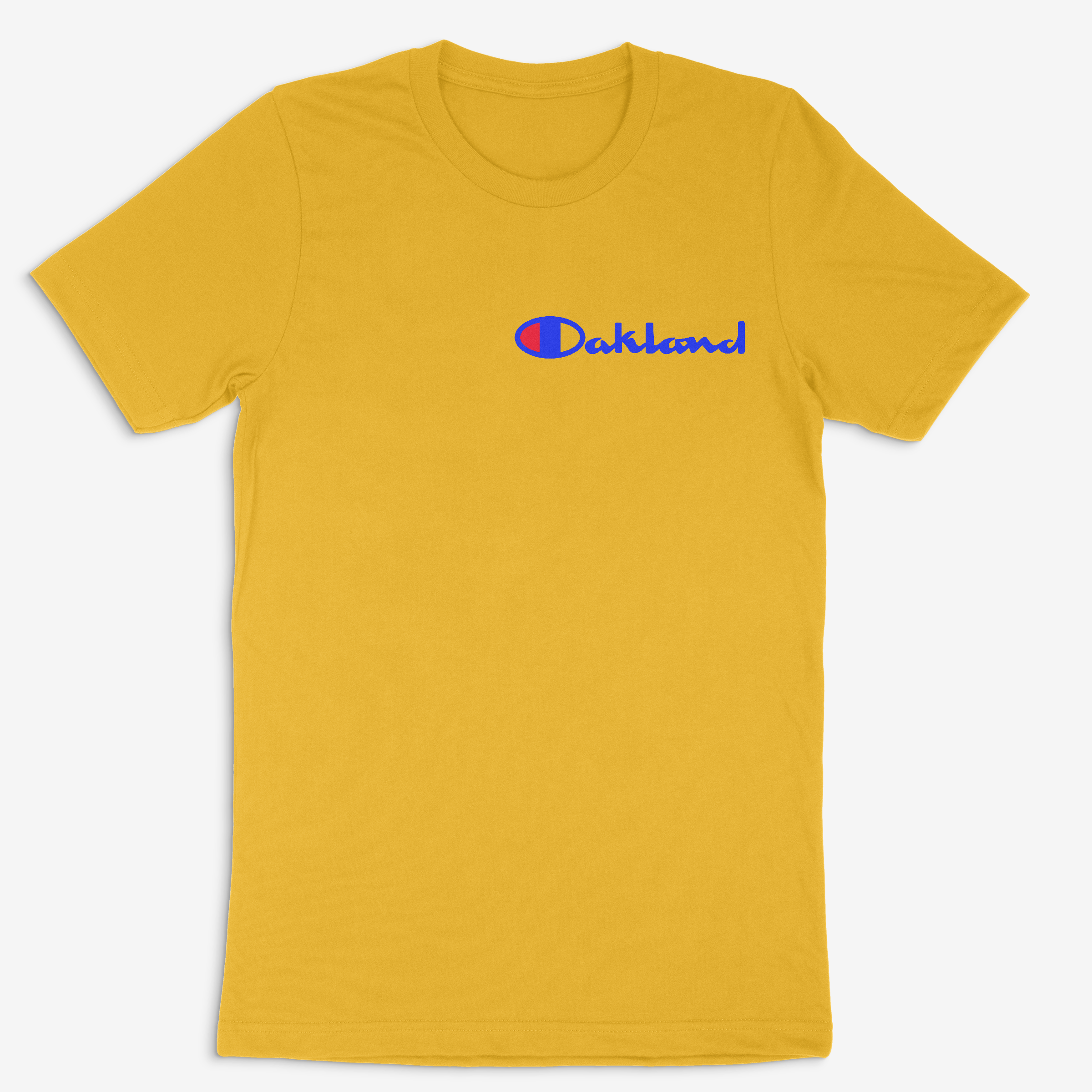 Oakland Champion. Gold T-Shirt