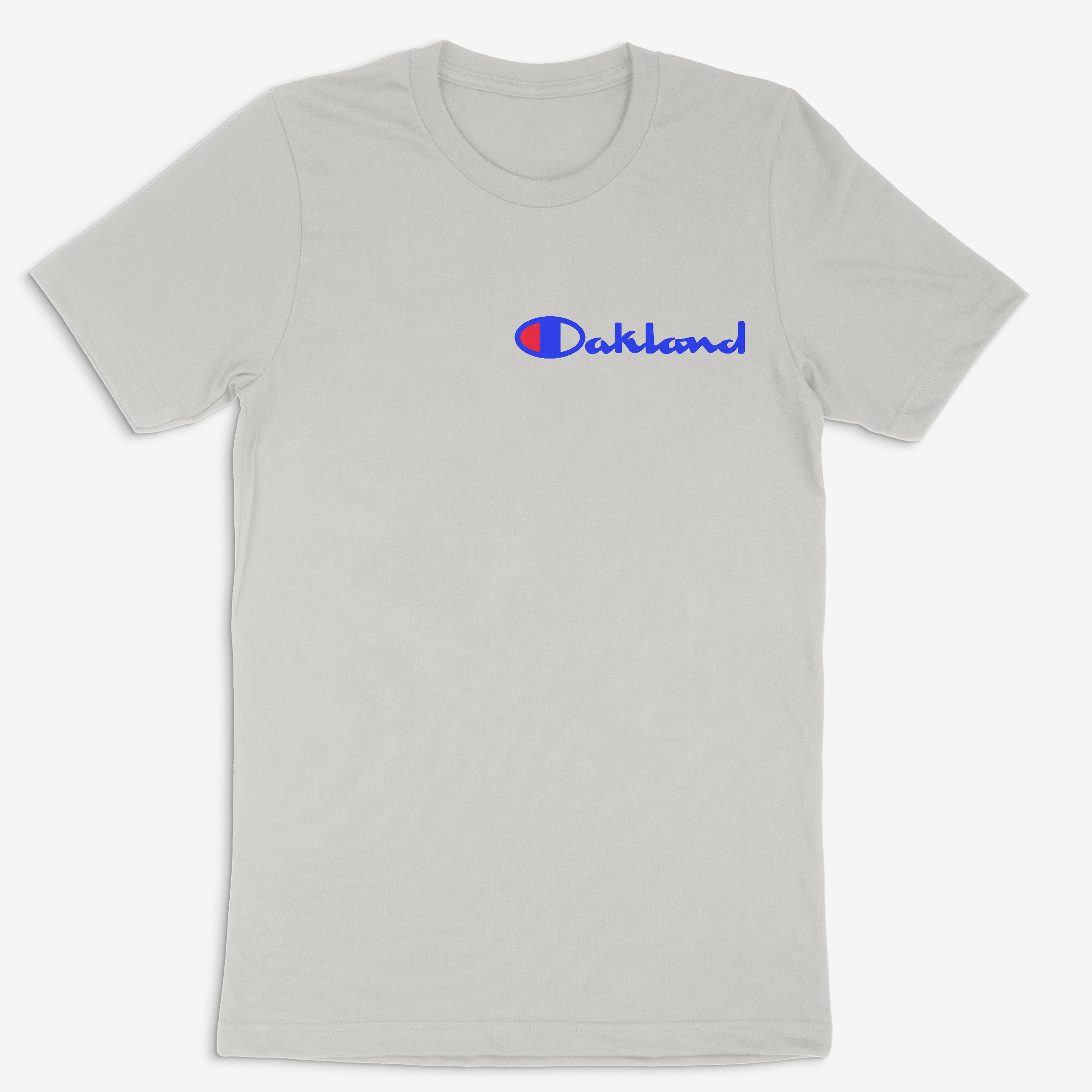 Oakland Champion. Silver T-Shirt
