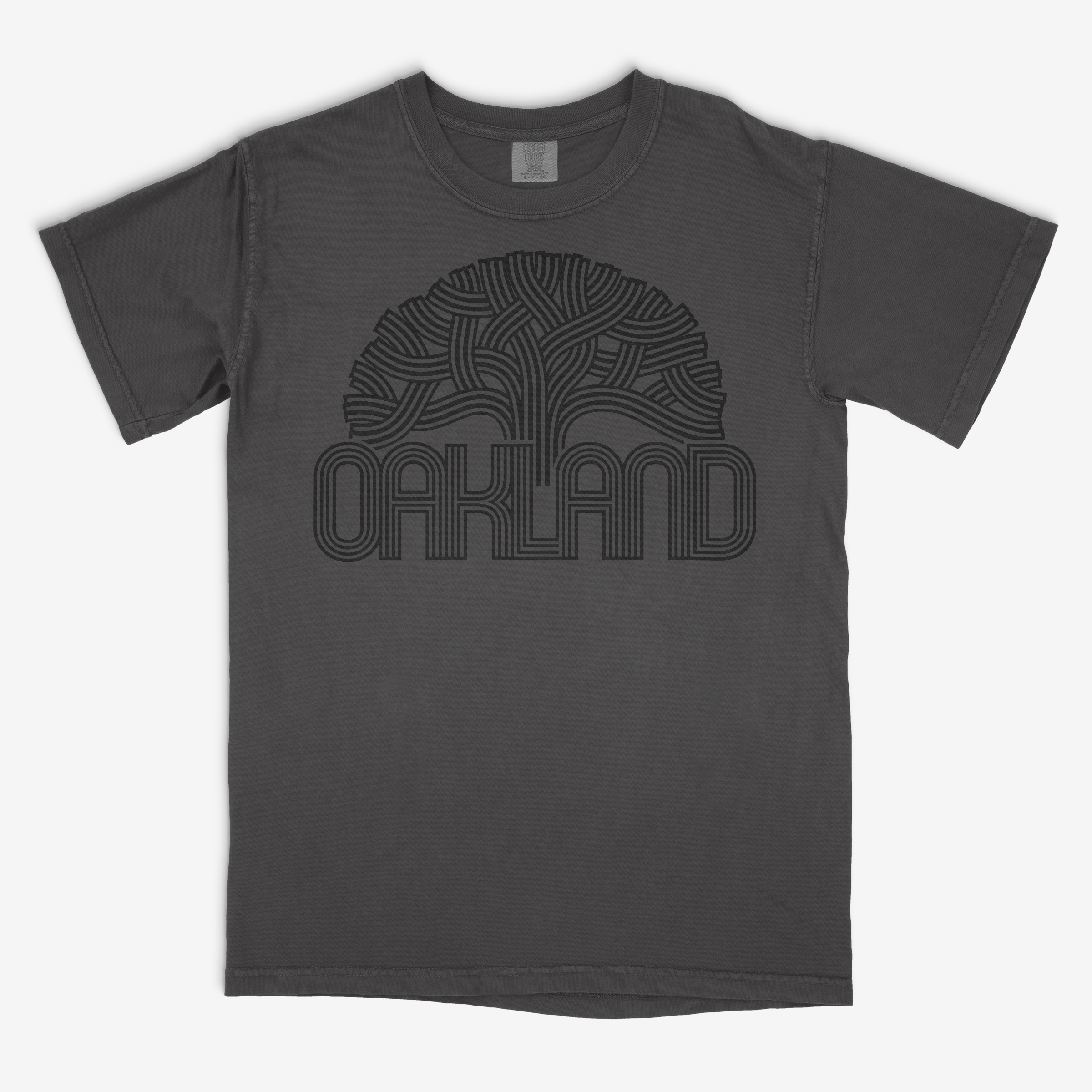 Oakland Tree. Pepper T-Shirt
